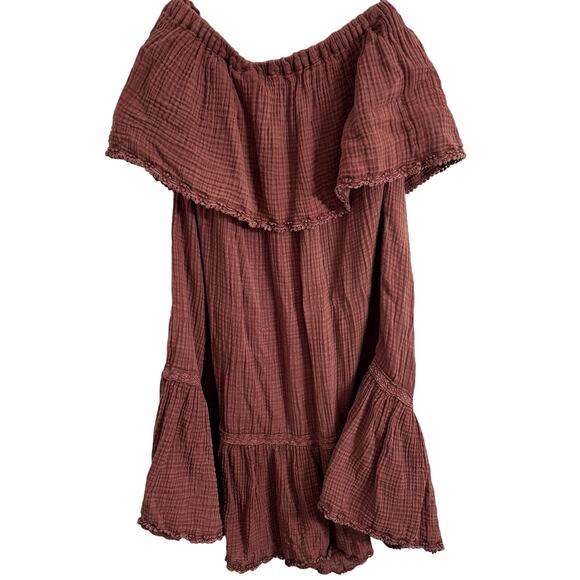 Anthropologie Daily Practice Malibu Mini Dress in Dark Auburn Size XS - Picture 10 of 10